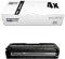 4X Eurotone Toner für Ricoh Aficio SP C 252 wie 407716 Black Schwarz Kartuschen Druckerpatronen