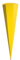 Roth Schultüte Rohling gelb 85 cm eckig mit Roth Spitze