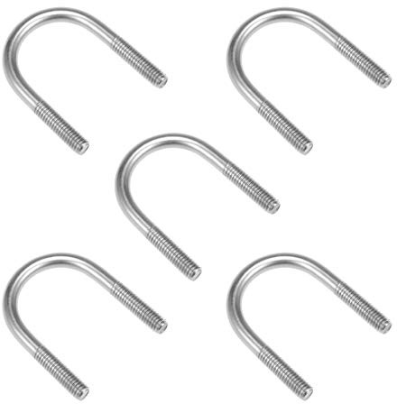 sourcing map 2pcs Boulon en U fixation M6 acier inoxydable 304 pour tuyau 27mm de diamètre