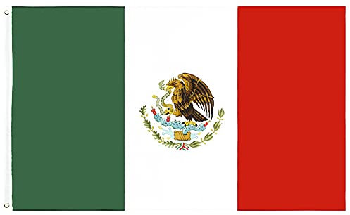Große Flagge Große Mexiko-Flagge Banner Polyester Printed Mexiko Nationalflagge Mit Messingösen 90x150cm