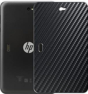 VacFun 2 Pezzi Pellicola Protettiva Posteriore - Nero, compatibile con HP Pro 8 Rugged Tablet 8 (Non Vetro Temperato Protezioni Schermo Cover Custodia) Back Film Protettivo
