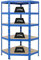 PROREGAL Eckregal Tiger Blau HxBxT 180x90x45 cm Fachlast 175kg Schwerlastregal Kellerregal Lagerregal Metallregal Steckregal…
