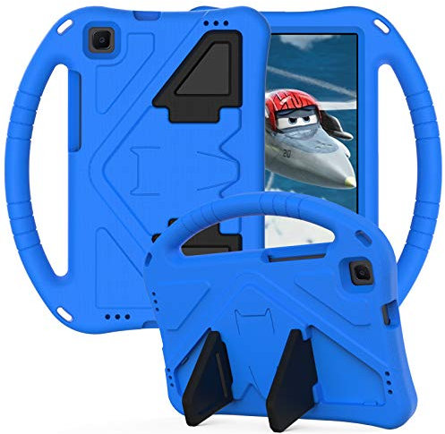 Tablet Caso Per Huawei MediaPad M6 8.4 pollice 2019 Bambini Amichevole Leggero Antiurto Copertura con Maniglia Basamento Tablet Blu