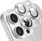 MiKoyi Pellicola Fotocamera per iPhone 14 PRO/iPhone 14 PRO Max, Protezione Obiettivo della Vetro Temperato Protezione Fotocamera HD Telaio Alluminio Durezza 9H per iPhone 14 Pro/14 PRO Max Argento