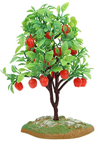 Veemoon Künstlicher Obstbaum Deko Modell Aus Kunststoff Miniatur Landschaftsbau Sandkastendekor 2 Stück