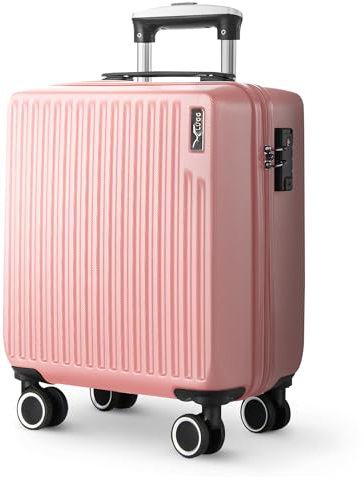 LUGG 15 Inch Vacay Lightweight Travel Cabin Bag Carry On Approved Suitcase ABS Shell Protection Water Resistant & Safe Locking System Easyjet Free Under seat Luggage (45x36x20cm)
