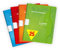 Calligraphe 1503Cpack Un lot de 25 Cahiers d'Écriture (une Marque de Clairefontaine) - 17x22 cm - 32 Pages Grands Carreaux 3 mm Agrandis 12/12 70 g - Couvertures Carte Offset Assorties Aléatoires