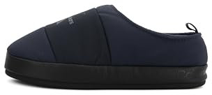 Calvin Klein Zapatillas para estar en casa Hombre Home Slipper Mono cálidas, Azul (Navy/Black), 46 EU