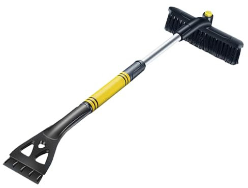 Schneebürste mit Rakel, Auto-Schneebürste mit Eiskratzer - Eiskratzer-Bürstenentferner,Multifunktionale Auto-Schneepflugschaufel, Eisschneeschaber, Bürstenschaufel für im Freien