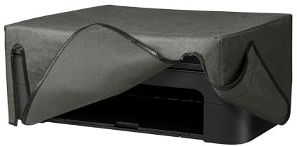 kwmobile Cover kompatibel mit Canon PIXMA TS3550i / TS3551i - Tasche Hülle Drucker - Staubschutzhülle Schutzhaube Schutzhülle - Dunkelgrau