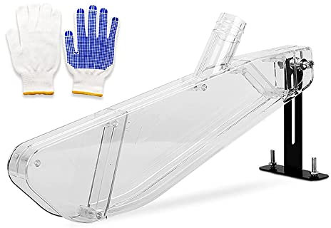 Turodeuo Stand Table Saw Protective Cover, 4-10 Inch Anti Dust Table Saw Guards,Dustproof Clear Plastic Case-for Most Table Saw B