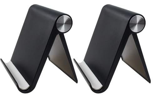 GORWRICH Foldable Phone Stand for Desk with Adjustable Viewing Angle (2pcs)