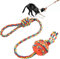 Awpland Dog Rope Toys for Aggressive Chewers, Heavy Duty Cotton Rope Dog Toys with Chew Ball, Tug of War Dog Pull Rope Teeth Cleaning and Boredom