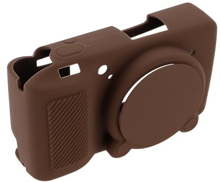 Be In Your Mind Camera Silicone Case Compatible with RICOH GR III GR IIIX GR3 Brown