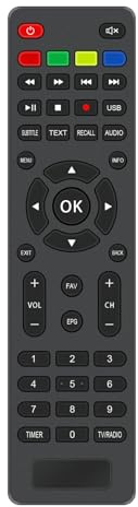 ALLIMITY Telecomando Compatibile con TELE System Decoder TS6105 TS-6105 TS 6105