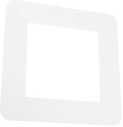 SOPOTUTU Interrupteur en plastique blanc - Protection murale anti-rayures - Couvercle de commutateur amovible pour l'intérieur - Design moderne - Durable et facile à nettoyer