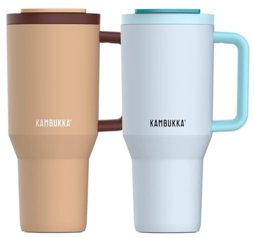 Kambukka RIO Chilly Vibe Doppelpack – 2× 950 ml Thermobecher aus Edelstahl, auslaufsicher, BPA-frei