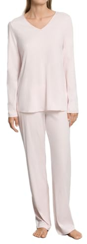 Hanro - Cotton Silk - Schlafanzug (M Honeydew)