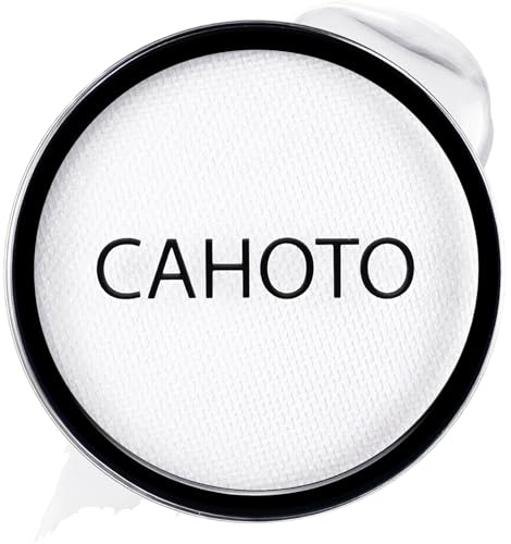 CAHOTO White Face Body Paint, Water-Based Foundation, Full Coverage Vegan | Halloween Makeup Paint for Goth Skeleton Mime Ghost Clown Zombie Skull Vampire SFX Makeup Cosplay Party Stage Film, 0.88oz