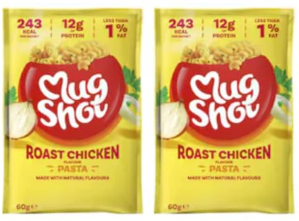 Mug Shot Roast Chicken Flavour Pasta, Pack of 2