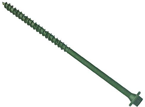 ForgeFast Timber Fixing Screws | 7.0 x 200mm | Green | Tub 50