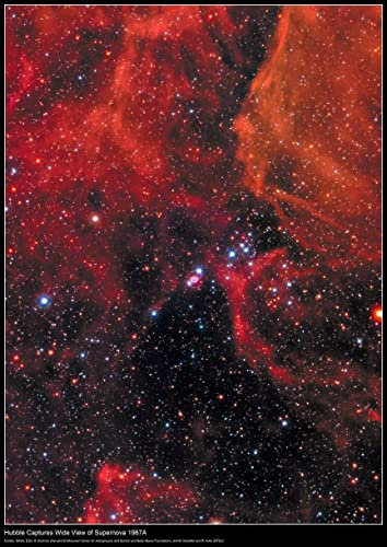 Hubble Space Teleskop Poster – Hubble Captures Wide View of Supernova 1987A, A0 Size - 84.1 x 118.9 cm