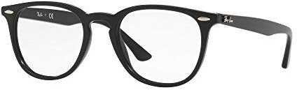 Ray-Ban Unisex-Erwachsene 0RX 7159 2000 52 Brillengestelle, Schwarz (Black)