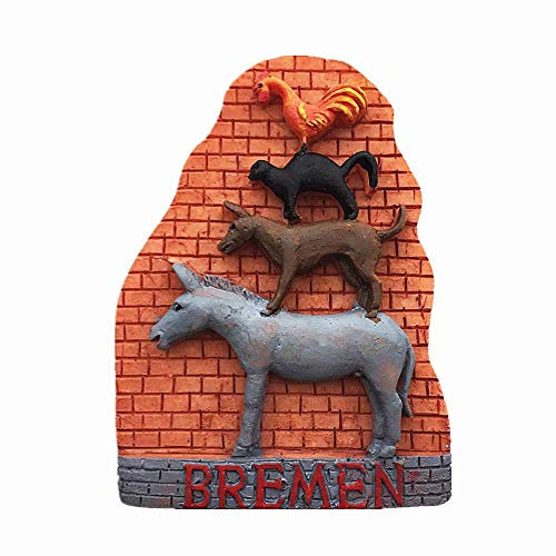 3D Bremen Deutschland Kühlschrankmagnet Souvenir Geschenk Haus & Küche Deko Magnetaufkleber Bremen Germany Kühlschrankmagnet Kollektion