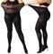 MANZI Damen Strumpfhose 2 or 4 Paar Plus Größen XL-4XL(44-62),2 Paar Schwarz,70 Denier XXXL