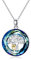 MEDWISE Lebensbaum Kette Damen 925 Sterling Silber Eule Kristall Halskette Anhänger Baum des Lebens Eule Schmuck Lebensbaum Geschenk für Frauen Mädchen Mutter Kinder