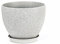 MissFox Pot de Fleurs en Plastique avec Soucoupe - Rond Ø 23 cm - Pot de Plante pour Une Décoration Florale Moderne dans l'espace Interieur & Extérieur