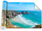Tulup Material mit bedrucktem Dekor Tapetenrolle Salon Moderne 250x104 cm 3D Küche Schlafzimmer selbstklebende Tapete - Cornwall Coast