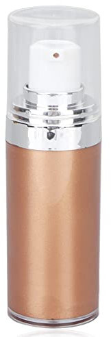 Schimmernde Körperlotion, Glänzende, Glättende, Feuchtigkeitsspendende Körpercreme mit Glitzer für das Tägliche Make-up (#2 Roségold)