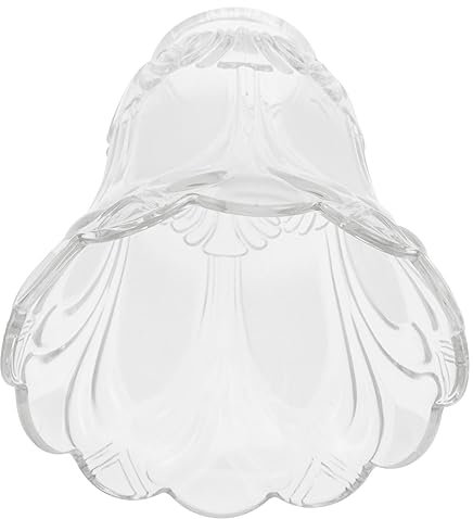 OSALADI Abat-Jour En Verre Dépoli Vintage Abat-Jour Pendentif En Verre Lumière Ventilateur De Plafond Lumière Couvre Lampe Luminaire Remplacement Globes Petite Lampe Applique Murale
