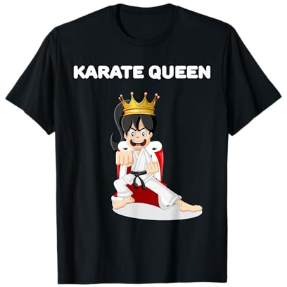 Karate Queen | T-shirt de karaté pour filles | Karaté pour femmes T-Shirt