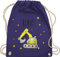 Turnbeutel Rucksack - Bagger Baumaschine Baufahrzeug Bagger-Fan Baustellenfahrzeug - Unisize - Lila - kindergarten-rucksack sportbeutel kita baggerfahrer baustellenfahrzeuge beutel