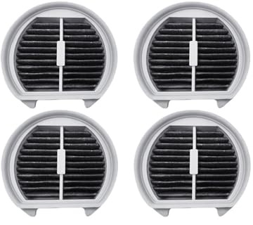 Lipski Hepa-Filter-Ersatzteile, kompatibel mit Xiaomi Mijia Lite MJWXCQ03DY Wireless Mi Staubsauger-Lampen-Ersatzteilen (Color : 4 Pcs)