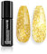 Diamond Nails - UV Nagellack - MAGIC GOLD GLITTER GEL - 7 ml - Extra Widerstandsfähig - Premium Shellac für langanhaltenden Glanz - Gel Nägel & UV Lacke in perfekter Studioqualität