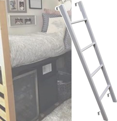 Ersatz-Etagenbettleitern, hängende Einhängebettleiter für Zuhause im Loft-Schlafsaal, 45/51/55/59 hohe Bettseiten-Kletterleiter, verstellbare Schrägleiter, kompatibel mit Wohnmobilen (Size : 130c