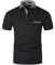 VMSUCIJ Men's Polo Shirts Short Sleeve Cotton Regular-Fit Collared Golf T-Shirts with Real Pocket,Black 24,3XL