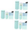 DOITOOL 4ensembles Set De Pinceaux De Maquillage Avec Poignée Kit Portable Avec Miroir Pour Maquillage Dégradé
