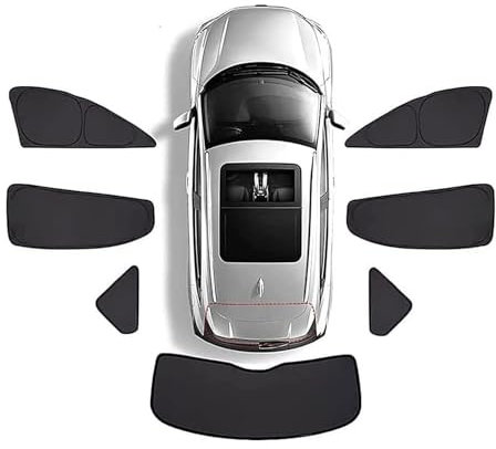 Coche Ventanas Laterales Parasol para Kia SportageR 2018-2023, Transpirable Protección Solar Visera Boquear los Rayos UV Coche Accesorios,E/7 Wholecar