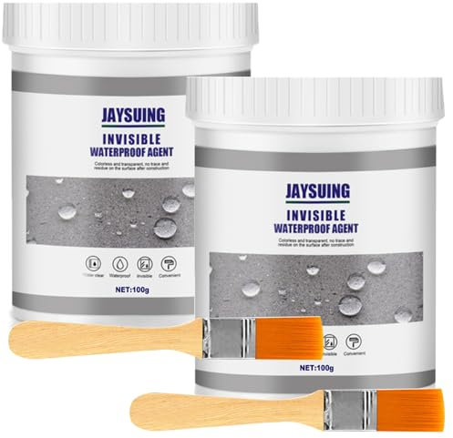 Agent Anti-Fuite étanche, 2024 Liquide d'étanchéité Transparent, Scellant isolant étanche, Colle Anti-Fuite de Mastic isolant pour une Utilisation intérieure et Extérieure (100g*2)