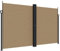vidaXL Auvent latéral rétractable Taupe 200x1000 cm