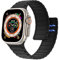 Banda Magnetica Compatibile con Apple Watch Ultra/Ultra2 49mm/Serie SE/10/9/8/7/6/5/4/3/2/1 42/44/45/46mm,Cinturino in Silicone per Prologio con Forte Magnete Link Solo Loop Polsino Regolabile,Nero