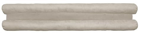 Atout Ciel Boudins de Porte Double en suédine, 80cm, Beige