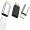 Lightning auf Micro USB Adapter (3 Pack) für Apple iPhone 14 13 für iPad Micro USB Buchse Kabel auf Lightning Stecker Kabel Klinkenstecker Konverter mc-to-L
