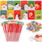 Auzlya Weihnachten Bleistifte mit Radiergummi,24 Weihnachts Notizbuch+24 Weihnachten Bleistift,Weihnachtsgeschenke Kleinigkeiten,Weihnachten Party Geschenke Bag Fillers(Set-F)
