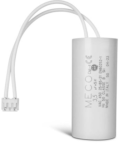 Condensateur 3.5 µF Spécial volet roulant BUBENDORFF à 2 fils + connecteur - GARANTIE 2 an