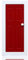 Satiskid 1:12 Dollhouse Door, Miniature Wood Door for Dolls Furniture Accessories, Mini Wooden Door (Red)